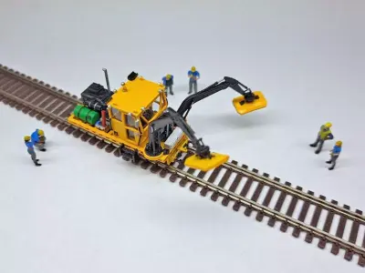 N Scale Brush Cutter MOW 3D print model
