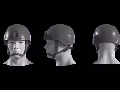 Russian helmet HP 3D model
