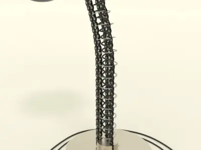 Industrial desk lamp 3D model purchase