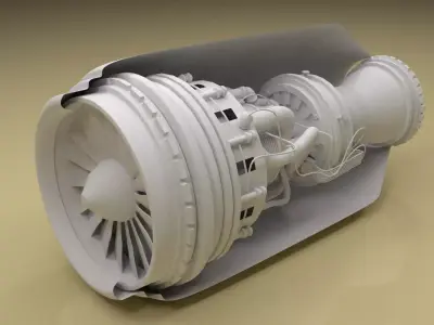 Plane Engine 3D model