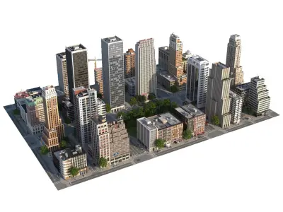 Modeco City 3D model