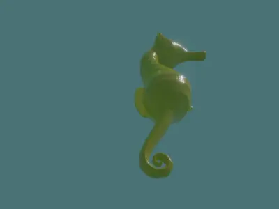 Seahorse 3D model order