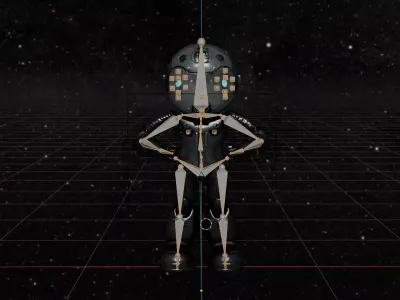 Dark Robot 3D model