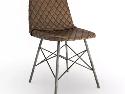 Vintage Chair Doris Diamond Segarra 3D model