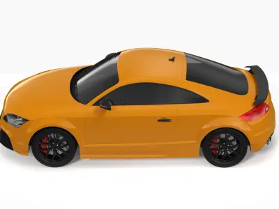 Coupe GT Orange 3D model