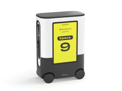 Ziggy EV Charging Robot 3D model