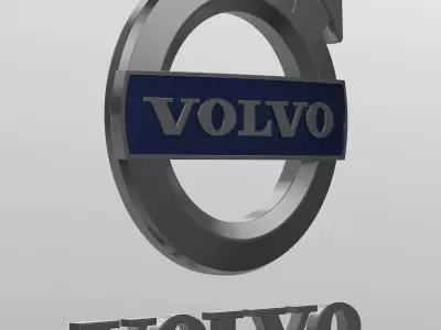volvo logo 3D model by 3dlogoman