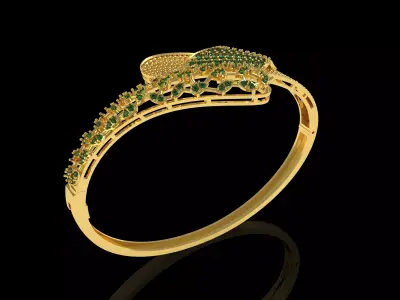 Art Deco Bracelet 19 3D print model