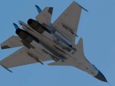 Sukhoi Su-33 3D model