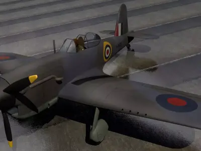 Miles M-20 3D model
