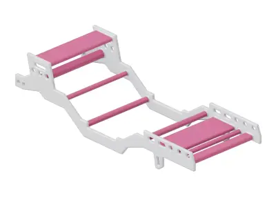 Baby Automotive Chassis Frame Toy 3D model