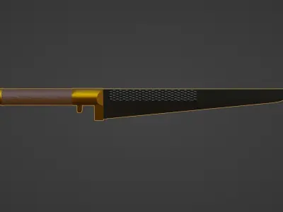 Assassin sword 3D model