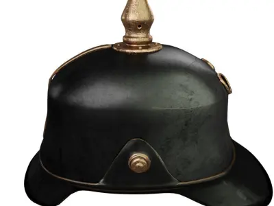 Helmet medieval 5 Low-poly 3D model