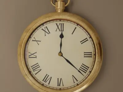 Pocket watch 3D model purchase