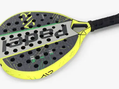 Padel Tennis Racket Generic 3D model