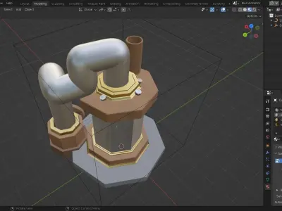 Clash of clans Elixir extractor Free 3D model
