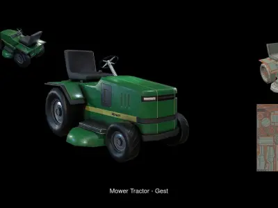 Vehicles Gest  3D Model Pack