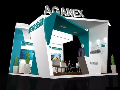 Exhibition - Area -6X6-3DMAX2009-23 3D model
