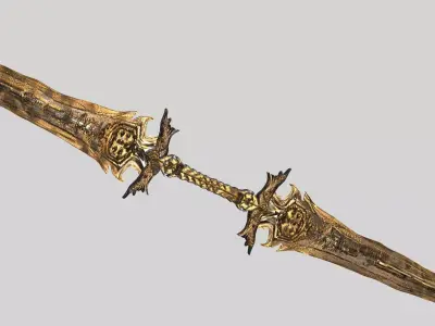 Sword Duel handed 3D model