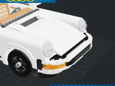 Lego Car - Porsche 911 3D print model purchase