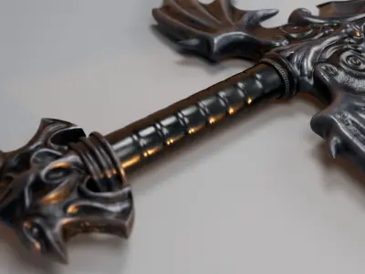 Dragon Sword Game Asset Low-poly 3D model