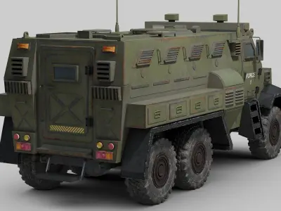 Intervention Truck 3D model