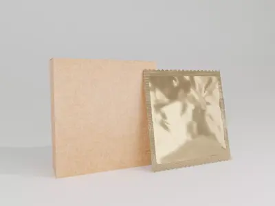 envelopes and boxes 3D model