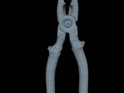 Pliers Low Poly Low-poly 3D model