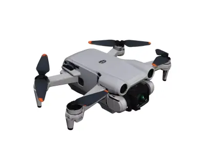 DJI Mini 4 Pro Drone Compact Aerial Camera UAV Model 3D model