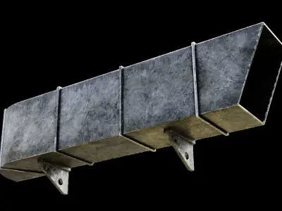 Air Ventilation with PBR Materials  3D model