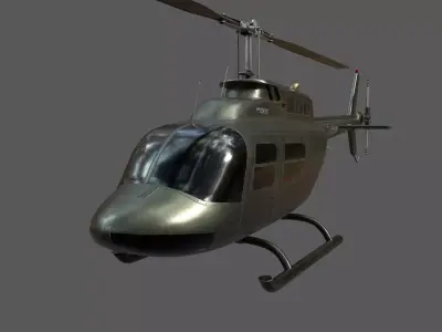 JetRanger AB206B 3D model