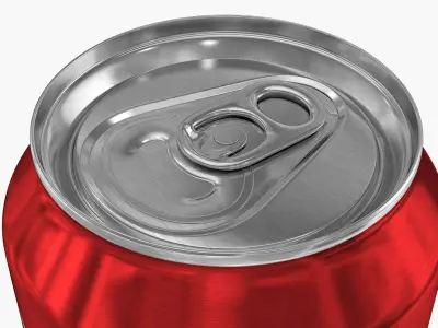 355ml 12oz Standard Beverage Can 3D model