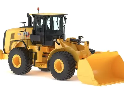 Wheel Loader Medium 966 3D model