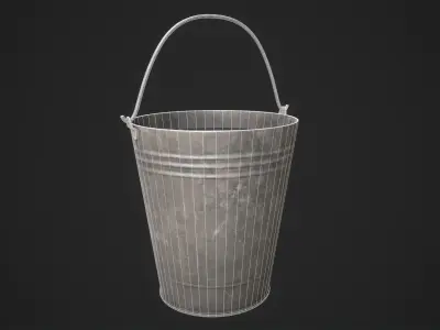Bucket  Free low-poly 3D model
