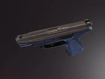 GSh 18 Pistol Low-poly 3D model