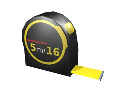 Tape measure Low-poly 3D model purchase