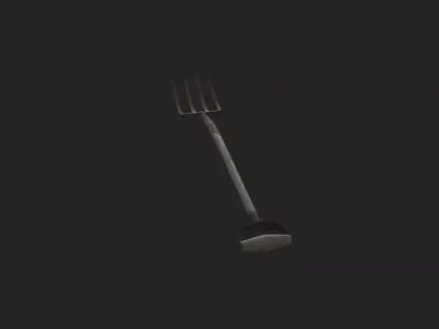 farm tools 3D Model 001 Low-poly 3D model