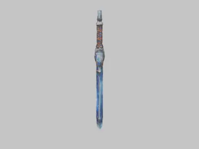 Short Sword Low-poly 3D model buy