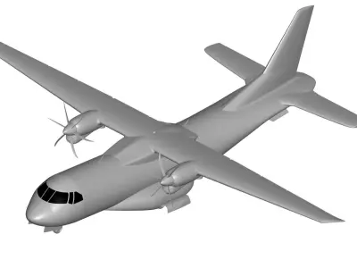 Airbus C295 3D model purchase