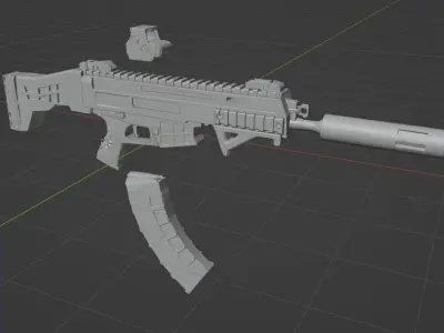 CZ-805 Bren 3D model