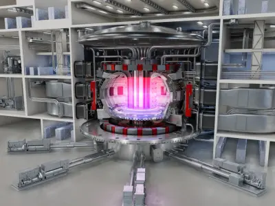 ITER thermonuclear reactor 3D model purchase