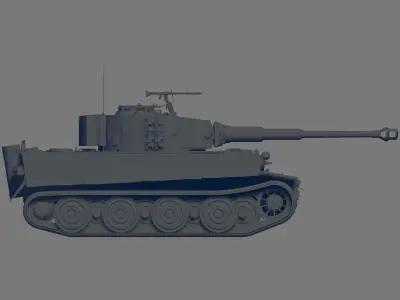 Tiger E 3D model