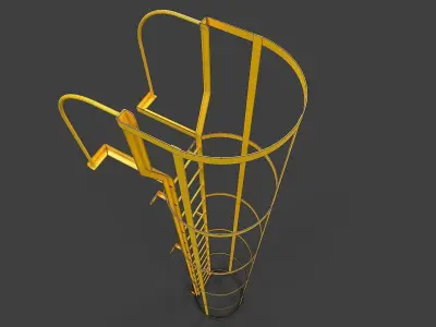 Ladder V03 - High Poly 3D model