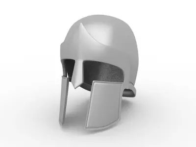 Helmet iron spartan helmet 3D model
