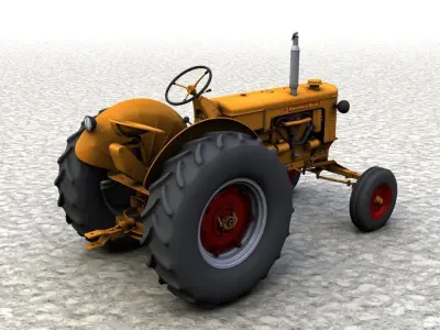 MINNEAPOLIS MOLINE UB 1953 Tractor 3D model