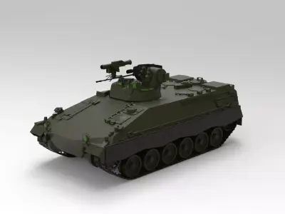 Marder 1 infantry fighting vehicle 3D model