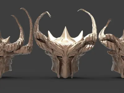 Thule Viking helmet collection 1  3D model