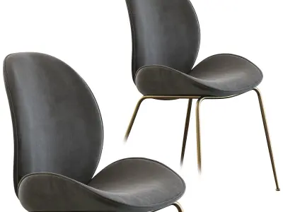 Astor Upholstered Dining Chair 3D model