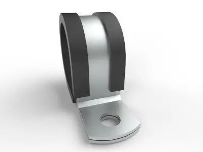 Cable Clamp M3 Low-poly 3D model