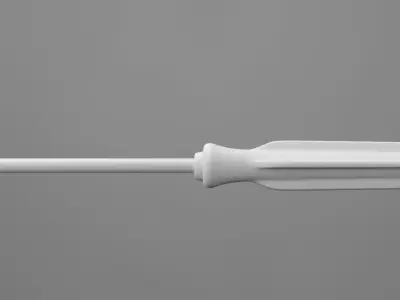  low polygon Screwdriver 3D Model Low-poly 3D model